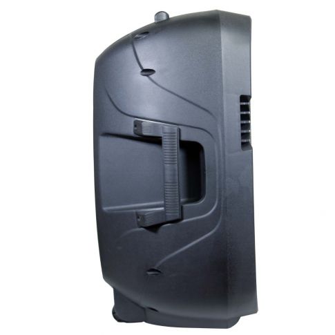 Gemini PartyBox Rave15 15" Powered Speaker with LED Action and Cover Right Side