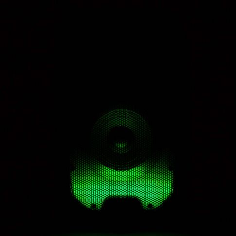 Gemini PartyBox Rave8 8" Powered Speaker with LED Action and Cover Bottom Green
