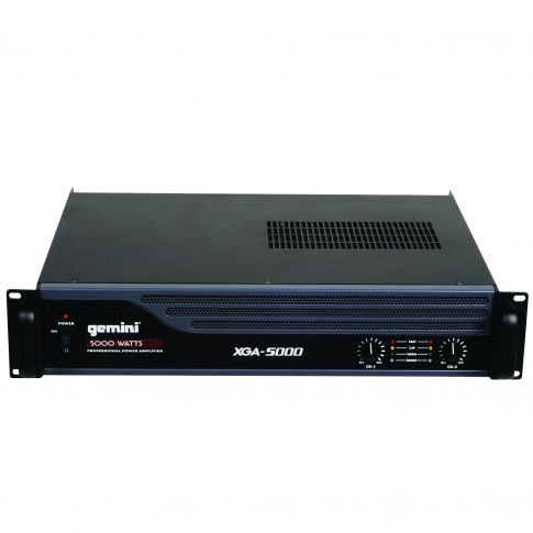 Gemini XGA-5000 5000 Watt RMS Professional Power Amplifier Top