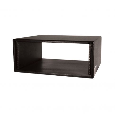 Grundorf SRB-0416 Textured Black 4U Studio Equipment Rack Shell
