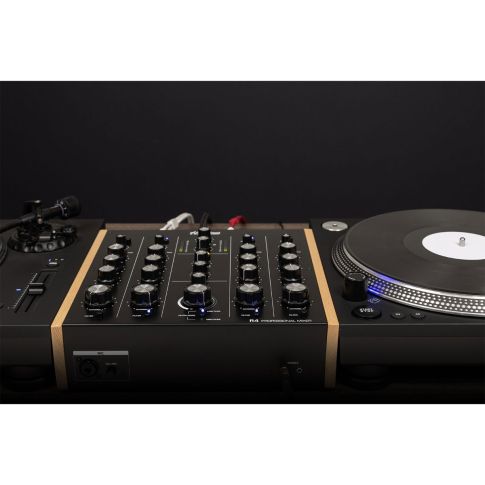 Headliner HL90120 R4 4-Channel Analog Rotary DJ Mixer Dark