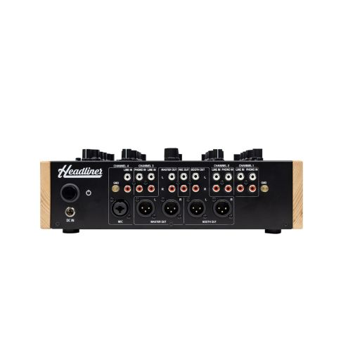 Headliner HL90120 R4 4-Channel Analog Rotary DJ Mixer Front