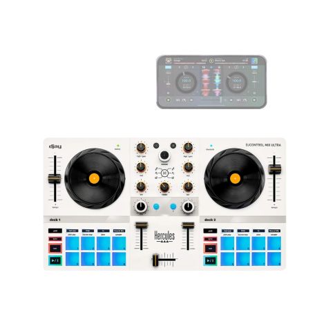 Hercules DJControl Mix Ultra Compact Battery Powered DJ Mixer Phone 1