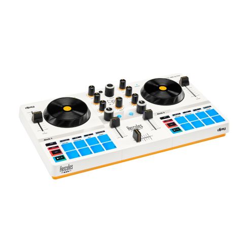 Hercules DJControl Mix Ultra Compact Battery Powered DJ Mixer Right