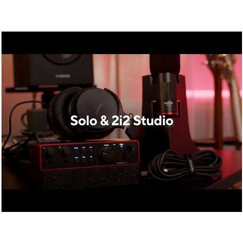 Focusrite Scarlett Solo Studio 4th Gen USB Audio Interface w