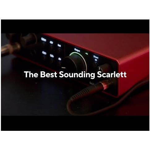 Focusrite Scarlett 4i4 4th Gen 4-in 4-out USB Audio Interface