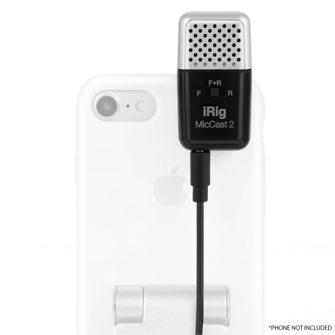 IK Multimedia iRig Mic Cast 2 Mobile Device Podcasting Microphone Phone