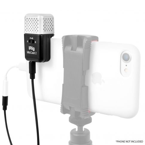 IK Multimedia iRig Mic Cast 2 Mobile Device Podcasting Microphone Phone 3