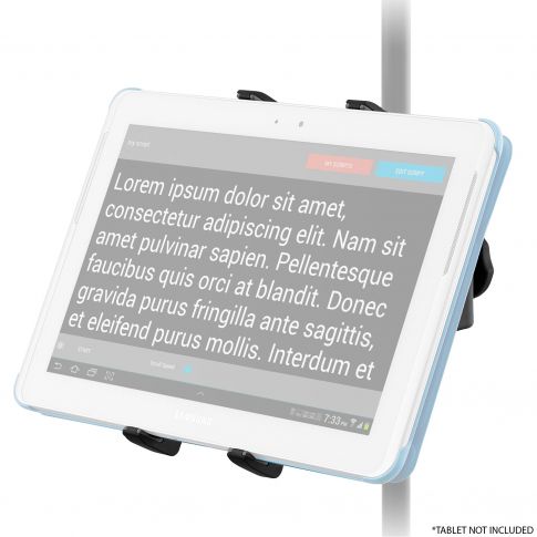 iKlip Xpand Adjustable Mic Stand Mount for 7" - 12" tablets Android Left