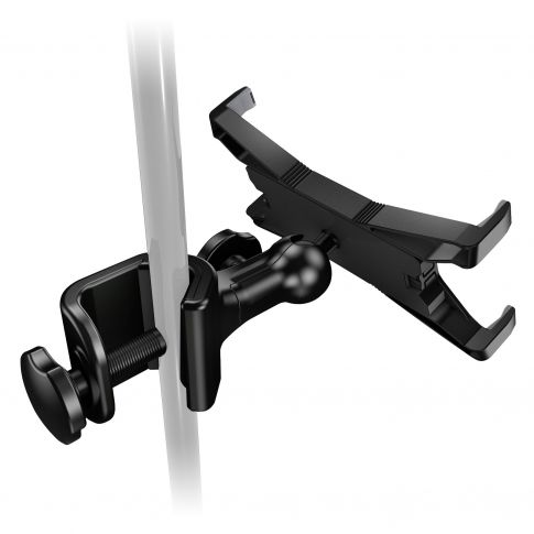 iKlip Xpand Adjustable Mic Stand Mount for 7" - 12" tablets Clamp Rear