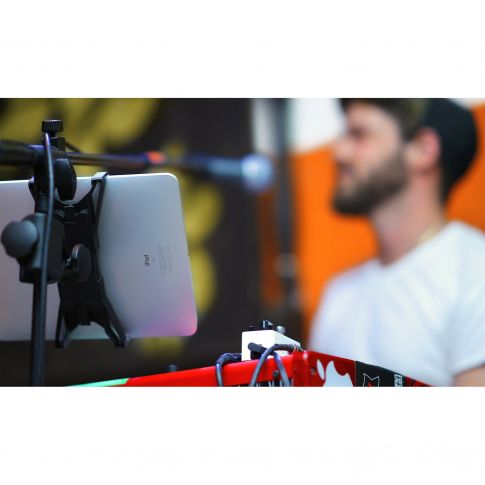 iKlip Xpand Adjustable Mic Stand Mount for 7" - 12" tablets DJ 3