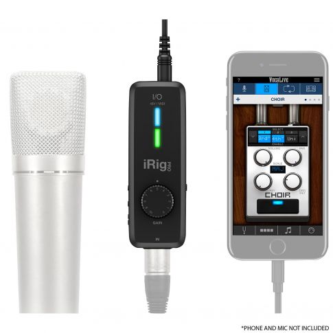 iRig Pro I/O Connectivity Example Microphone