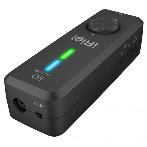 iRig Pro I/O Front Angle View