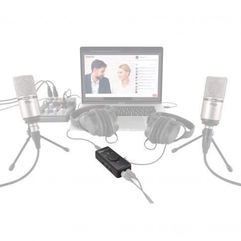 iRig Stream Connectivity Example Laptop