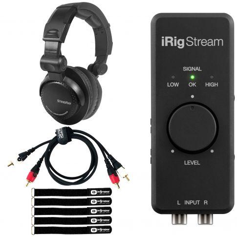 IK Multimedia iRig Stream 2-Channel Audio Interface for iPhone, iPad