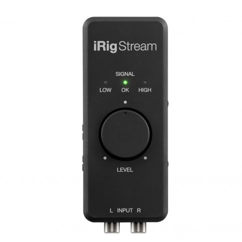 iRig Stream stereo audio interface for iPhone/iPad and Android