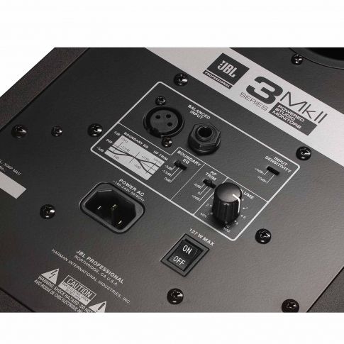 JBL 305P MkII Powered 5" Two-Way Studio Monitor Close Up