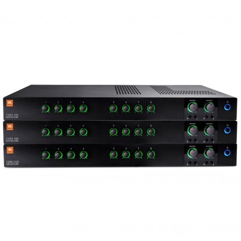 JBL Commercial Series CSMA 2120 240 Watt 8-Channel Powered Mixer/Amplifier Example