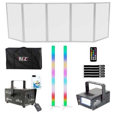JMAZ Lighting JZ5005 White Event Booth Facade with Lighting Effects