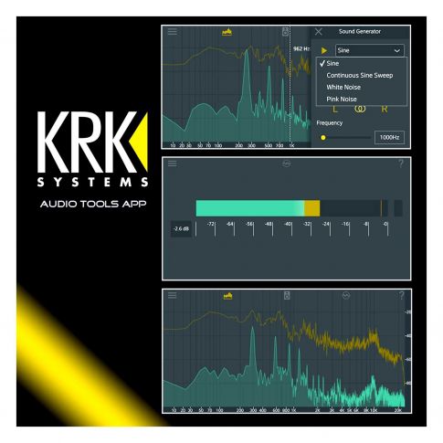 KRK Generation 4 Rokit RP10-3 G4 10" Three-Way Powered Mid-Field Studio Monitor Speaker Software