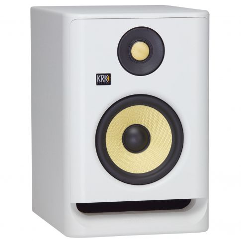 KRK RP5 ROKIT G4 Bi-amp Studio Monitor - Limited White Noise Edition Right Angle