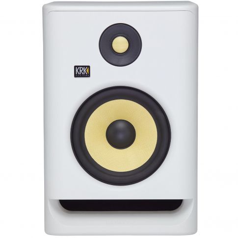 KRK RP7 ROKIT G4 Bi-amp Studio Monitor - Limited White Noise Edition Front