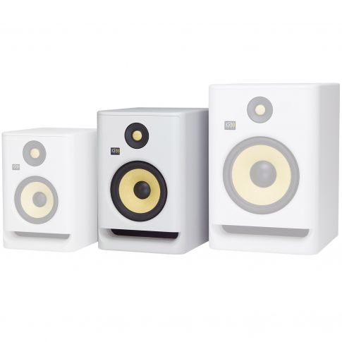 KRK RP7 ROKIT G4 Bi-amp Studio Monitor - Limited White Noise Edition Group 2