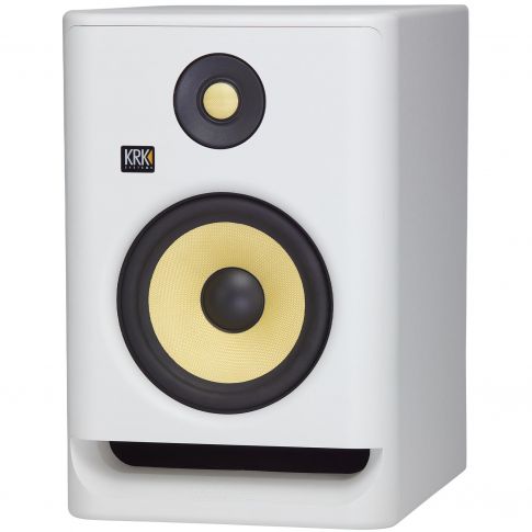 KRK RP7 ROKIT G4 Bi-amp Studio Monitor - Limited White Noise Edition