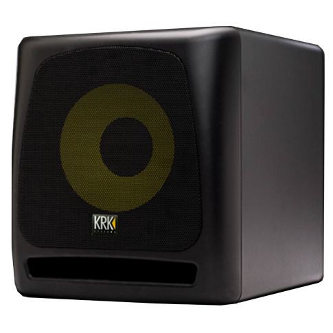 KRK 10S V2 Powered 10" Glass Aramid Composite Studio Subwoofer Angle