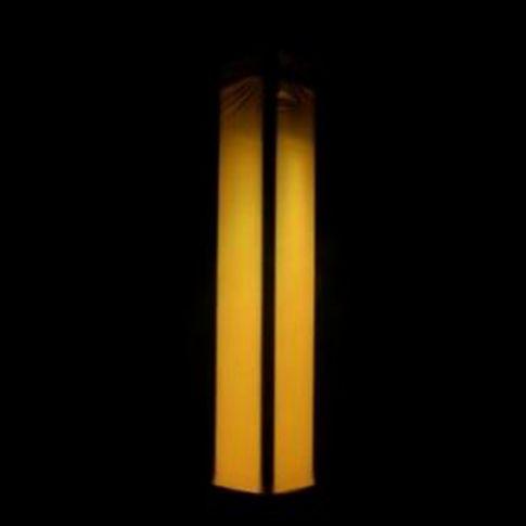 Trusst Glo Totem 1.5 Truss Lighting Tower with Scrim Cover Orange