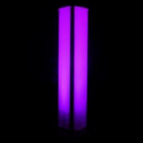Trusst Glo Totem 1.5 Truss Lighting Tower with Scrim Cover Purple