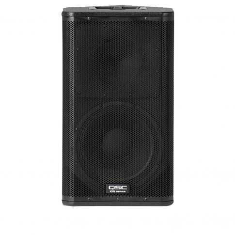 QSC KW122 1000 Watt 2-Way Multipurpose Active Speaker with 12" Woofer