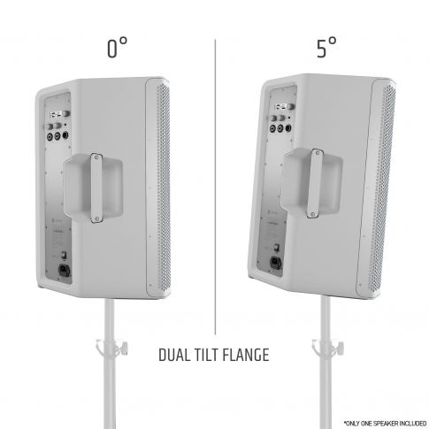 LD Systems ICOA 12 A W 12" Powered Coaxial PA Loudspeaker in White Tilt