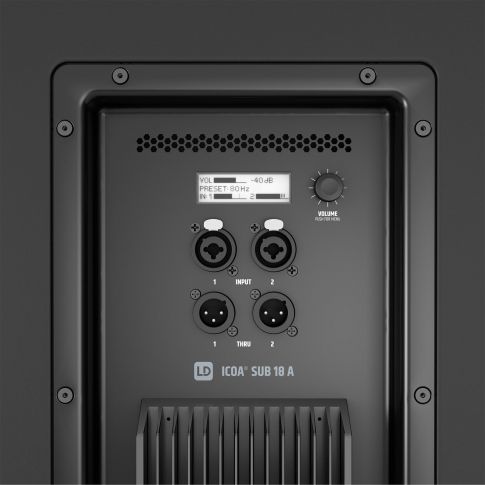 LD Systems ICOA SUB 18 A Powered 18" Bass Reflex PA Subwoofer Panel