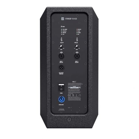 LD Systems LDS-EB82AG3 STINGER 8 A G3 Powered 8" PA Speaker Back 1