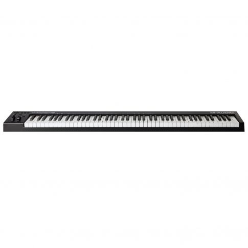 M-Audio Keystation 88 MK3 88-Key Semi-Weighted USB-MIDI Controller Front Angle