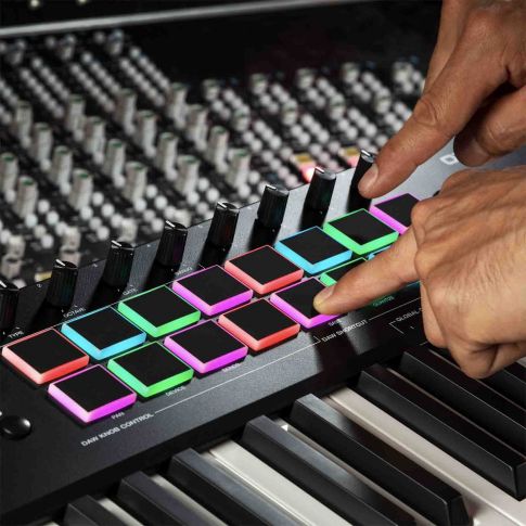 M-Audio Oxygen Pro 61 61-Key USB MIDI Performance Keyboard Controller Pads
