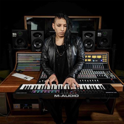 M-Audio Oxygen Pro 61 61-Key USB MIDI Performance Keyboard Controller Playing