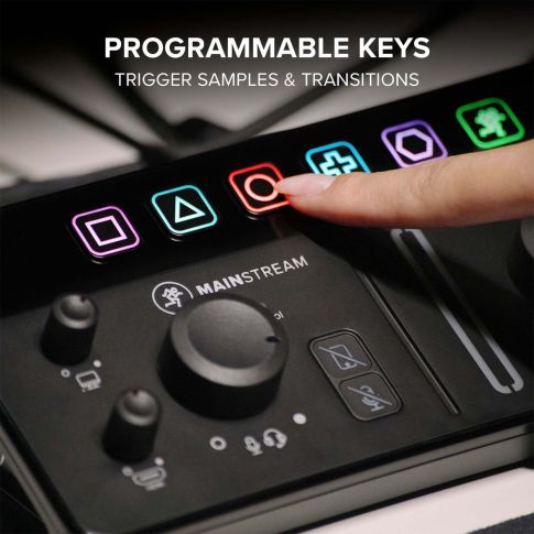 Mackie MainStream Complete Live Streaming and Video Capture Interface Knobs