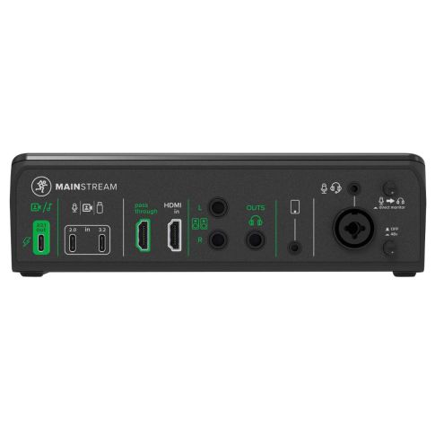 Mackie MainStream Complete Live Streaming and Video Capture Interface Rear