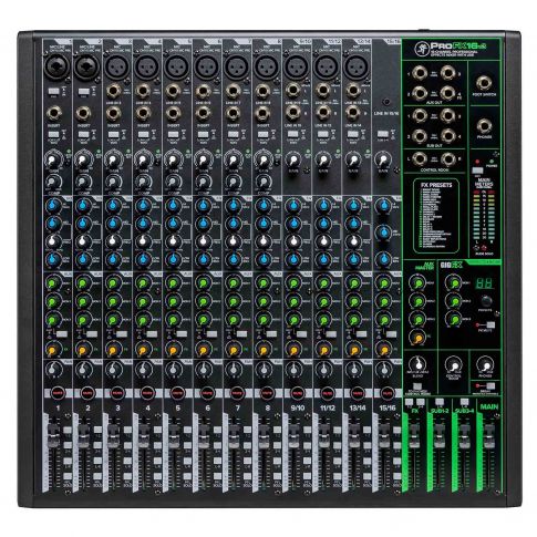 Mackie ProFX16v3 16 Channel 4-bus Professional Effects Mixer with USB
