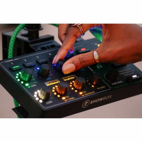 Mackie ShowBox Battery Powered All-In-One Performance Rig Knobs