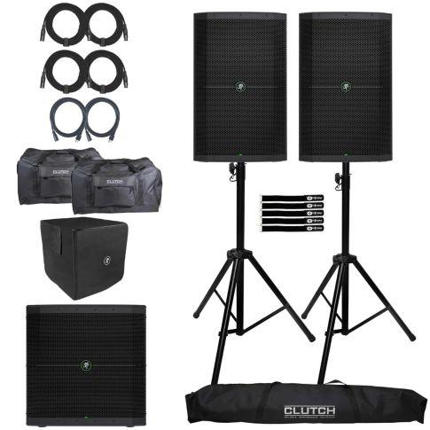 Mackie THUMP215XT 15" Enhanced DJ PA Speakers Pair w 18" Subwoofer Pack