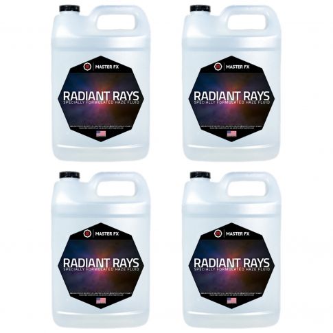 Master FX HF-RR-4 Radiant Rays Specially Formulated Haze Fluid (4 Gallons)