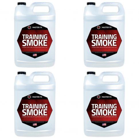 Master FX MTS-LL-4 Training Smoke Zero Visibility Extremely Long Lasting Smoke Fluid (4 Gallons)