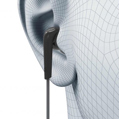 Mee Audio RX18 Comfort-Fit In-Ear Headphones with Enhanced Bass (Black)