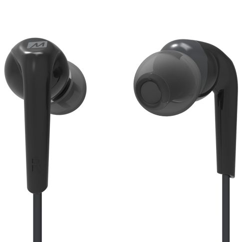 Mee Audio RX18 Comfort-Fit In-Ear Headphones with Enhanced Bass (Black)
