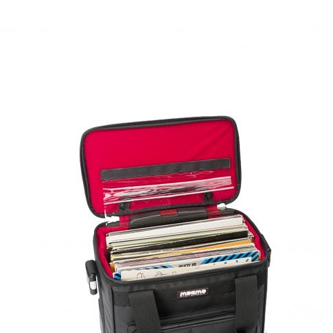 Magma Riot LP Trolley 50 Record Bag [MGA44200] Angle open