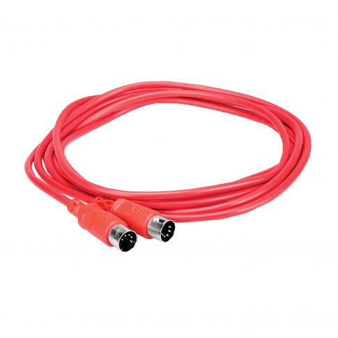Hosa MID-310RD 10 FT MIDI 5-pin Interconnect Cable (Red) Example