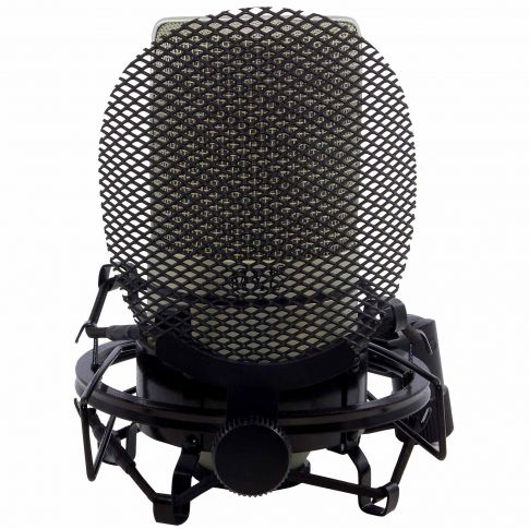 MXL 990 Complete Vocal Condenser Microphone Bundle Filter Front